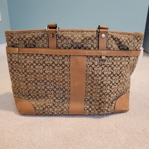 Coach Signature C diaper bag